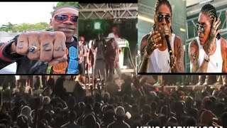 Vybz Kartel biggest overseas stage show performance please take a look 10 years ago [upl. by Arodaeht312]