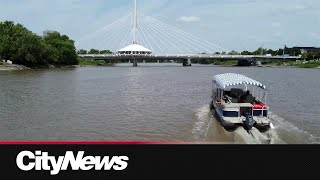 Water taxi service returns to Winnipeg [upl. by Anirrak]