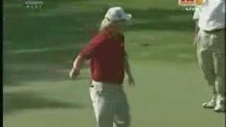 Charley Hoffman Tosses Putter In Water At 13 Players [upl. by Shay649]