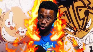 Gear 5 Luffy vs Awakened Lucci  One Piece Ep 1100 Reaction [upl. by Gibrian]