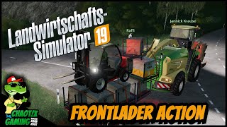 🚜 LS19 ★ Frontlader Action ★ Paletten verladen mit Chaoten [upl. by Ennybor77]