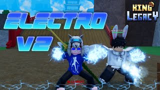 PEGANDO MINK E ELECTRIC V2  SHOWCASE FINALMENTEE  KING LEGACY  ROBLOX [upl. by Aron]