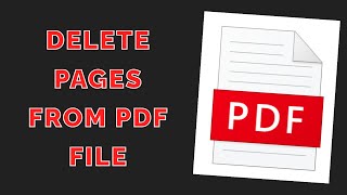 How to Delete Pages from Pdf File  How to Remove Pages from PDF File [upl. by Hoang]