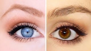 AUGEN MAKEUP für braune und blaue Augen mit TheBeauty2go [upl. by Adamok]