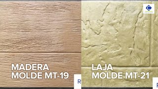 Textura para Pisos en Concreto  Moldes CONCRETCOL MT19 y MT21 [upl. by Uzziel]