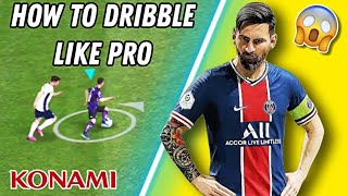 How to do dribbling in Efootball like a pro🔥 dribbling tutorial efootball tricks and tips [upl. by Rosaleen]