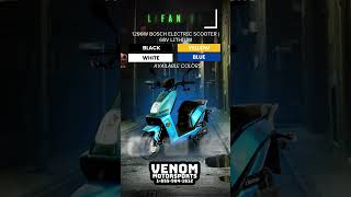 224999  60V LITHIUM ELECTRIC SCOOTER  STREET LEGAL  1200W  MOPED  VENOMMOTORSPORTSUSACOM [upl. by Leakim836]