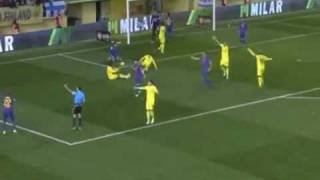 Villarreal vs Barcelona Full highlights January 28th 2012360pflv [upl. by Orten]