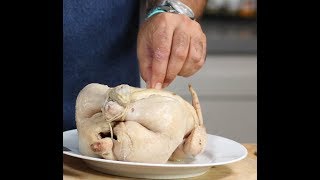 Andrew Zimmern Cooks Trussing A Chicken [upl. by Rennold]