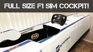 I got a FULL SIZED F1 COCKPIT to build my Racing Simulator [upl. by Gaylor3]