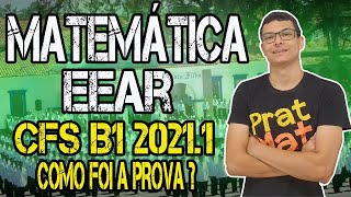 COMENTÁRIOS SOBRE A PROVA DA EEAR 20211MATEMÁTICA [upl. by Pardew]