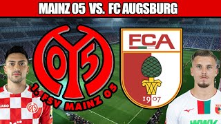 LIVE FSV MAINZ 05 VS FCA  BUNDESLIGA 22 SPIELTAG  Watchalong [upl. by Aynnek813]