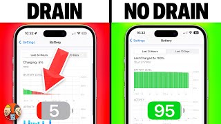 25 Hacks To Fix iPhone Battery Drain — Apple Hates 7 iOS 172 Battery Drain [upl. by Llerral628]