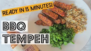 BBQ Tempeh  Easy Lazy and Healthy Recipe [upl. by Ellenoj961]