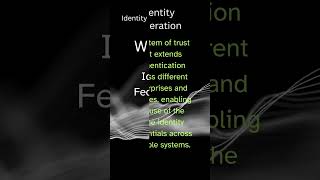 What is identity federation in identitysecurity [upl. by Marelya]