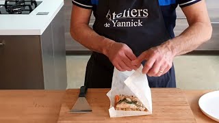 Comment réussir la cuisson en papillote  Les astuces en vidéo de Yannick  Recette diététique [upl. by Marbut1]