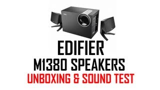 Edifier M1380 PC Speakers Unboxing amp Sound Test [upl. by Llevrac]