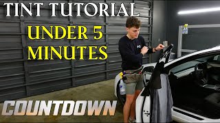 How to Tint a Window UNDER 5 MINUTES [upl. by Cassandre]