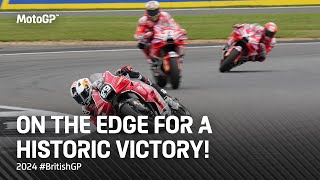 The tense MotoGP™ Last Lap 🔥  2024 BritishGP [upl. by Halyk832]