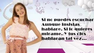 Violetta Habla si puedes Letra Completa [upl. by Worrad]