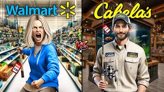 Walmart vs Cabela’s Budget Fishing Challenge [upl. by Annuaerb]