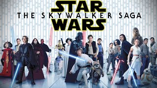 RESUMEN de STAR WARS  Saga Completa Episodios 1 a 9 y Rogue One  Saga Skywalker [upl. by Montfort]