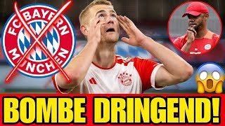 🚨ENDLICH HAT BAYERN DEN ERSATZ FÜR DE LIGT GEFUNDEN AKTUELLE NACHRICHTEN VOM FC BAYERN MÜNCHEN [upl. by Shelburne]