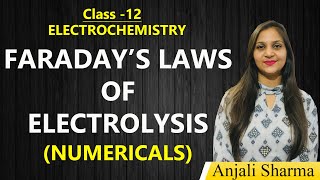 Faradays laws chemistry Class 12 NumericalsElectrochemistryCBSENCERTNEETJEE [upl. by Yukio]