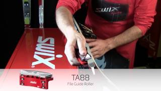 Swix How to Use The TA88 File Guide Roller [upl. by Aeniah]