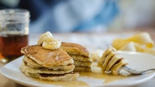 Banana Pancake Recipe [upl. by Hildegard615]