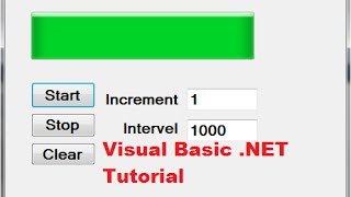 Visual Basic NET Tutorial 6  How to use ProgressBars Control in Visual Basic [upl. by Edualc]