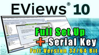 Install Software Eviews 10 [upl. by Nauq84]