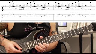 How to play ‘Leper Messiah’ by Metallica Guitar Solo Lesson wtabs [upl. by Niveek]