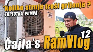 JEL ISPLATIVO GRIJANJE NA TOPLOTNU PUMPU amp RAZGOVOR SA FATIMOM  Čajlas RamVlog paketići u Gorici [upl. by Suravaj]