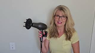 INFINITIPRO BY CONAIR FloMotion Pro Hair Dryer Adjustable Airflow Includes Diffuser and Concentrator [upl. by Gwynne]