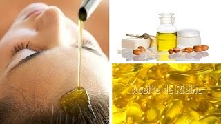 COMO HACER CRECER EL CABELLO CON ACEITE DE RICINO  TRATAMIENTO CASERO Y NATURAL [upl. by Bael]