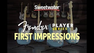 Fender Player Series — Sweetwater First Impressions [upl. by Padegs98]