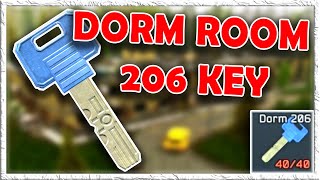 Dorm Room 206 Key Unlocked Quest Loot and Tips  Escape From Tarkov [upl. by Charry31]