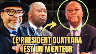 LE PRÉSIDENT ALASSANE OUATTARA SERAIT UN MENTEUR SELON LAURENT GBAGBO [upl. by Barcus508]