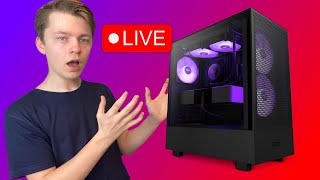 Bygger NZXT H5 Flow dator Live Följ med [upl. by Esirtal]