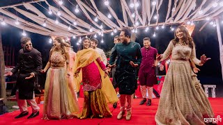 Jovan amp Nirjonas Sangeet Night on quotLutt Putt Gayaquot  Jovan Wedding  ছায়াছবি  Chayachobi [upl. by Nyrol242]