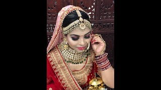 Beautiful Sabyasachi Bride By Manya Makeovers [upl. by Maynord]