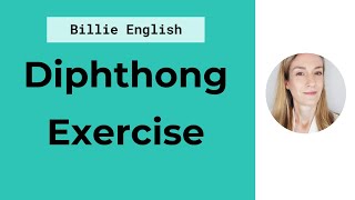 Diphthong Exercise  Double Vowel Sounds in English  English Pronunciation [upl. by Jobina]