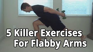 Exercises For Flabby Arms  How To Tone Your Arms [upl. by Merkle]