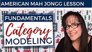 American Mah Jongg Lesson Fundamentals 6 Category Modeling mock card [upl. by Jaymee]