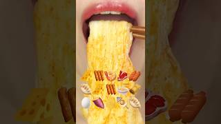 ASMR TTEOKBOKKI EMOJI FOOD 떡볶이 이모지 먹방 sped up [upl. by Tooley447]