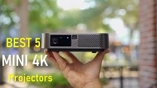 TOP 5 Best Mini Projector 2024 5 Best Portable Projectors 2023  Best Mini Projector 2023 [upl. by Celinka10]