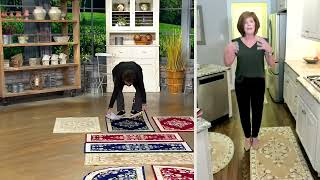 Nourison Aubusson Washable Accent Rugs on QVC [upl. by Noami]