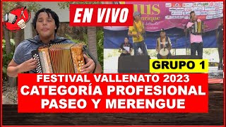 FESTIVAL VALLENATO 2023  ACORDEÓN PROFESIONAL PRIMERA RONDA [upl. by Consalve125]