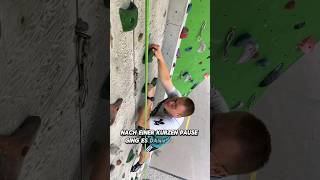 Ich habe meine Höhenangst überwunden Klettern Bouldern DAVRottenburg Rottenburg Kletterwand [upl. by Rratsal143]